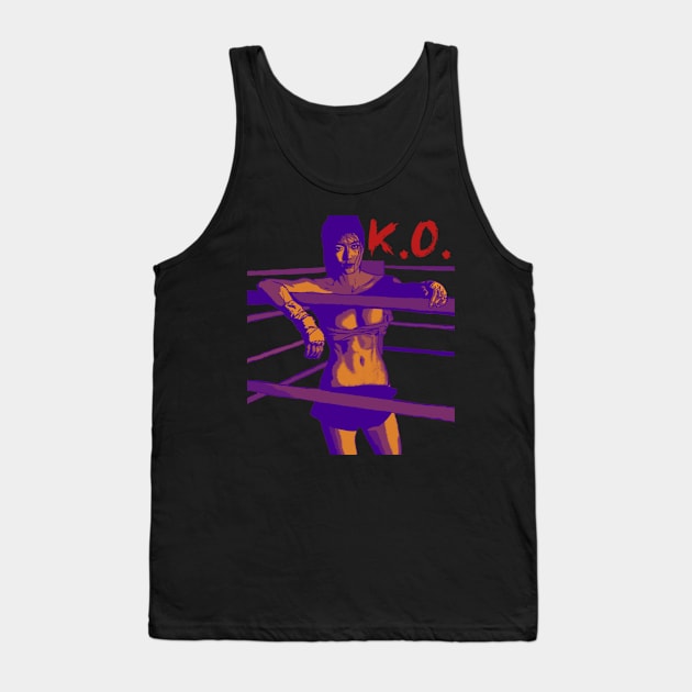 Knockout Female Boxer Tank Top by DravenWaylon